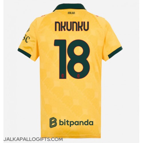 AC Milan Christopher Nkunku #18 Kolmaspaita Naiset 2025-26 Lyhythihainen